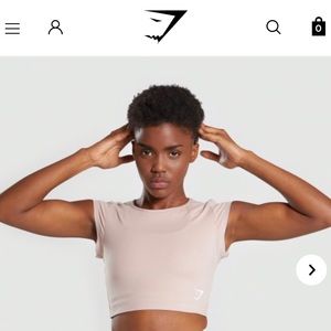 Gymshark Dreamy Crop Top NWT